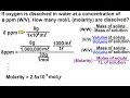 Chemistry - Solutions (8 of 53) Expressing Concentrations: Molarity: Example 1