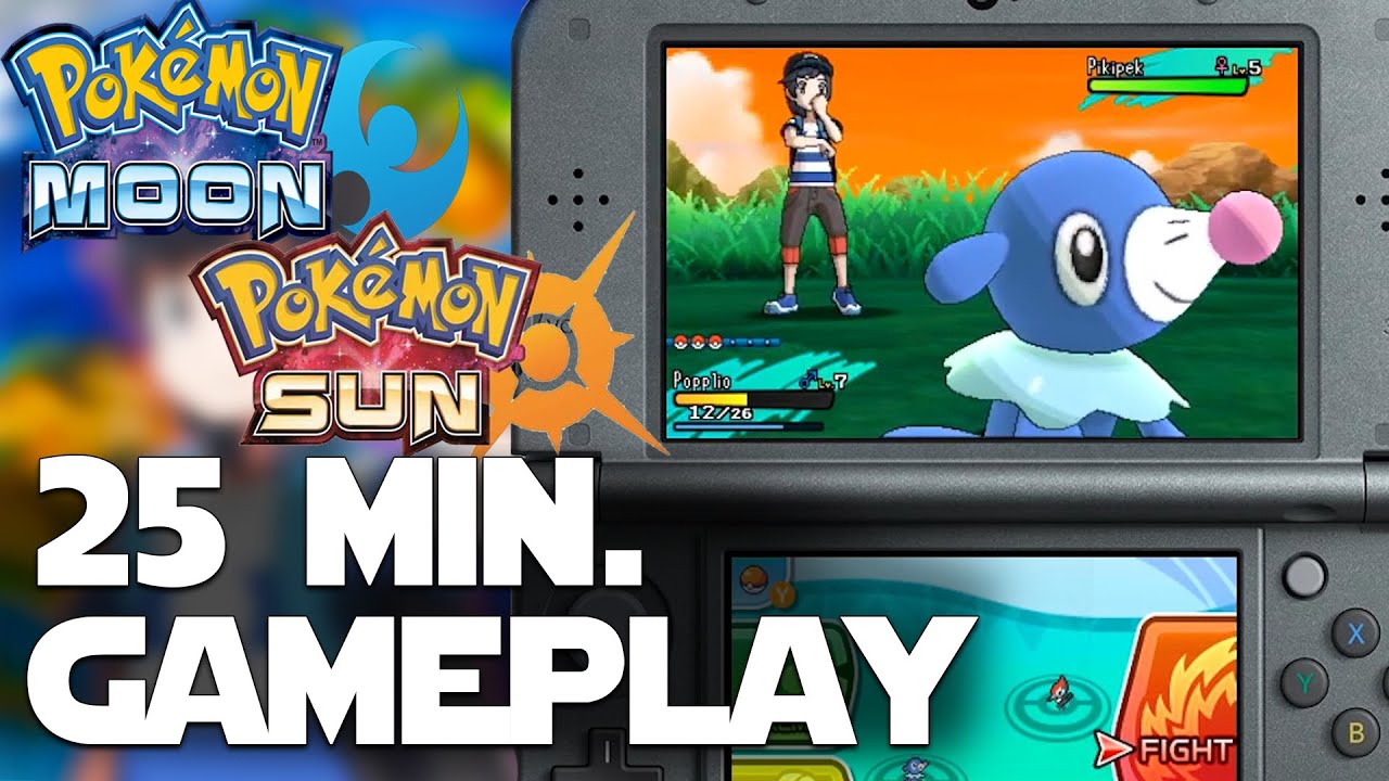 Pokémon Sun & Moon | 25 Minutes Of Gameplay | E3 2016 Walkthrough - YouTube