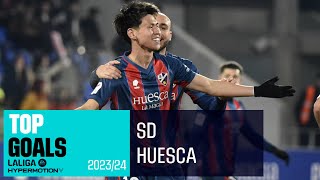 The 10 TOP GOALS of SD HUESCA in LALIGA HYPERMOTION 2023/24!