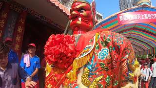 萬和宮媽祖鎮殿335週年遶境祈福平安day1-文心福德廟，信眾參拜及倰轎腳，電音三太子尬舞