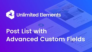 Post List / Grid with Advanced Custom Fields