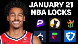 PRIZEPICKS NBA TUESDAY  01/21/25 - FREE PICKS!!! - (27-0 RUN!!!) - BEST PLAYER PROPS - NBA TODAY