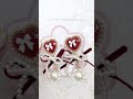 【ハンドメイドアクセサリー】 141 フレンチハートリボンパールピアス イヤリング🎀 kawaii cute handmade ハンドメイドアクセサリー