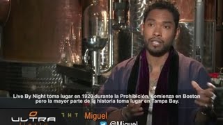 Miguel talks about his Hollywood debut with Live By Night