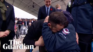 'You saved Europe': Zelenskiy shares emotional embrace with D-day veteran
