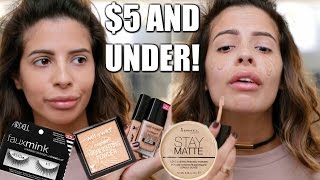 FULL FACE NOTHING OVER $5 | Drugstore Makeup Tutorial