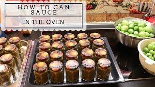 Canning - How to jar sauce in the oven