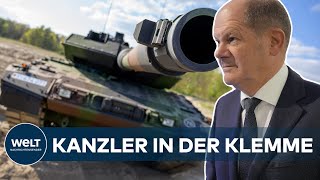 UKRAINE-KRIEG: Kanzler Scholz zögert - Leopard-Panzerlieferung weiter in der Schwebe