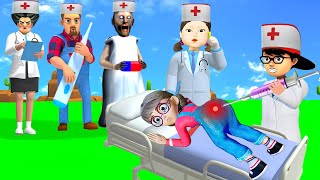 Scary Teacher 3D vs Squid Game 2 Become Doctor Rescuing Tani 5 Times Challenge