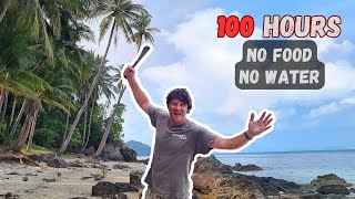 I SURVIVED 100 Hours on a DESERTED ISLAND | NO FOOD NO WATER | Survival Challenge | Ep.2