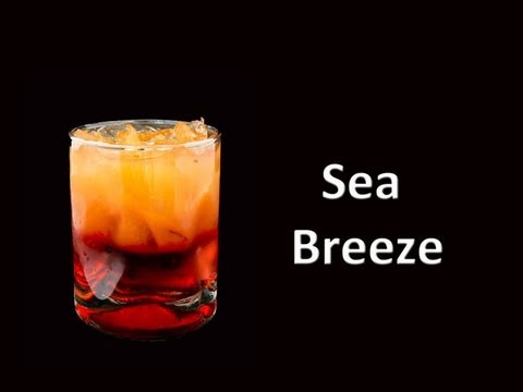 Sea Breeze Mixed Drink Cocktail