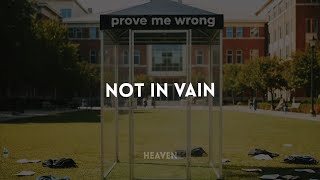 Not in vain - Amiyah (Lyrics)