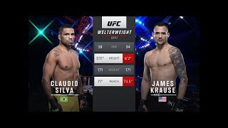 James Krause vs Claudio Silva FULLFIGHT Highlights : UFC Fight Island 6 Oct 17 2020