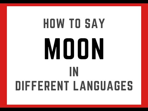 How many languages does Luna mean moon in?