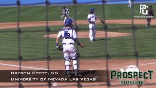 Bryson Stott, SS, UNLV.  Home Run vs UC Riverside