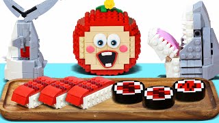 ASMR MUKBANG SHARK Attacked Challenge Lego Apu Adventures