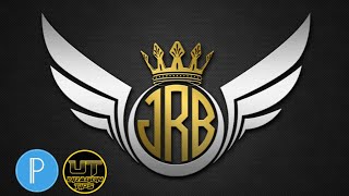 Monogram JRB Logo Design Tutorial in PixelLab | Trending Crown Logo Design | Uragon Tips
