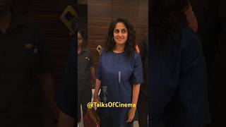 Actress #Shalini arrival for #VIDAAMUYARCHI FDFS at #PVRSathyam Cinemas Royapettah