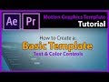 Motion Graphics Template (.MOGRT) introduction and Basic tutorial