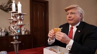 Trump \u0026 Melania Holiday Dinner Part 2 Flashback Hamberders delivered \u0026 delicious!