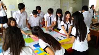 緬甸瓦城（曼德勒）孔教學校東區第二十三屆高三壁報 Mandalay Kongjiao Chinese Senior High School Students' Creation