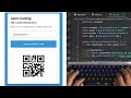 ASMR :-HTML CSS JS QR Code generator- No Talking