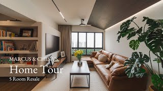 Inside a Cosy Eclectic Resale | Home Tour Singapore Woodlands 5 Room HDB