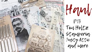 Frantic Stamper crafty haul | Tim Holtz | P 13 products | Stamperia