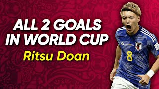 Ritsu Doan 2022 • All 2 goals for Japan in World Cup