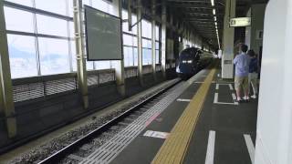 上越新幹線 現美新幹線 越後湯沢駅 発車