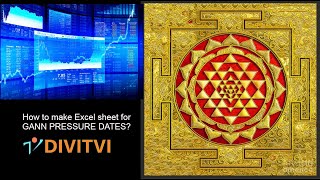 HOW TO MAKE EXCEL SHEET FOR GANN PRESURE DATES?