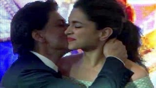 Shahrukh Khan,Deepika Padukone KISS at SHARABI Happy New Year SONG LAUNCH
