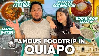 FAMOUS FOODTRIP IN QUIAPO ( grabe yung pila haha ) | Chelseah Hilary