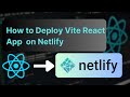 How to Deploy React app on Netlify