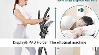 MaxKare Elliptical Machine for Home Use Magnetic Elliptical Exercise Machine Trainer Portable