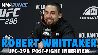 Robert Whittaker Addresses Possible Sean Strickland Fight After Paulo Costa Win | UFC 298
