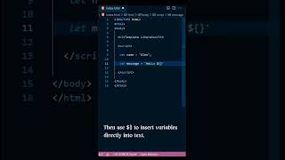 Template Literals in JavaScript Explained | JS Series #7 #javascript#js#coding#programming
