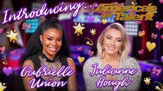 Meet Gabrielle Union and Julianne Hough! - America's Got Talent 2019