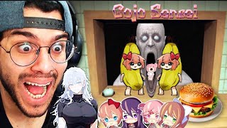 Doki Doki Literature Club 📚 reage ao Trabalhando numa lanchonete mal assombrada  Kleberiano Games