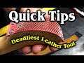 Quick Tips on Using the Leather Rougher Tool