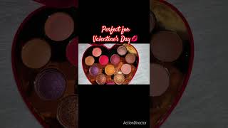 Heart Eyeshadow Palette that's Perfect for VALENTINE'S Day!💋#makeup #viral #vlogger #youtuber