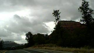 Driving into Sedona on Rte. 179 from the Village of Oak Creek