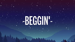Maneskin - Beggin'  Lyrics Video (Clean + 1 hour)