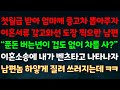 (실화사연) 첫 월급 받아 엄마께 중고차 뽑아주자 이혼서류 갖고온 남편놈 “푼돈 버는 년이 겁도 없이 차를 사?” 이혼소송에 내가 벤츠타고 나타나자 남편놈 하얗게 질려 쓰러지는데