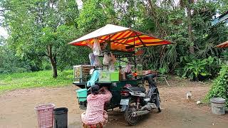 សកម្មភាពការងារពេលព្រឹកប្រពន្ធកូនពូបុលមុនទៅសាលារៀន