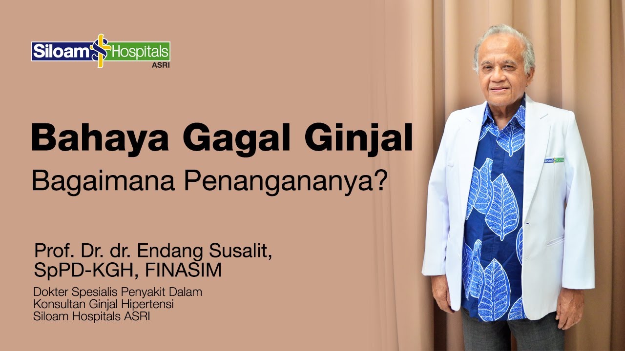 BAHAYA GAGAL GINJAL!! Bagaimana Penanganannya? - YouTube