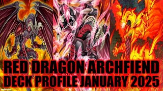 RED DRAGON ARCHFIEND DECK PROFILE (JANUARY 2025) YU-GI-OH!