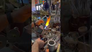 Glassblowing a Shot Glass