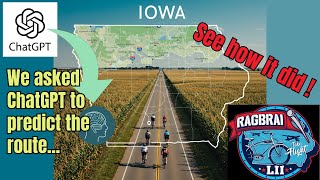 RAGBRAI 2025 Route - Comparing Predictions | Our RAGBRAI 52 Plan