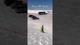 Poor RV Kids - Episode 9 - The One Where They Were Forced to Sled at White Sands National Park